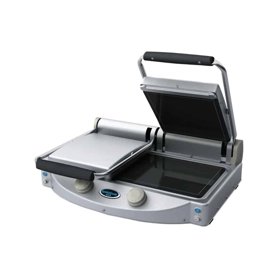 Double contact grill top