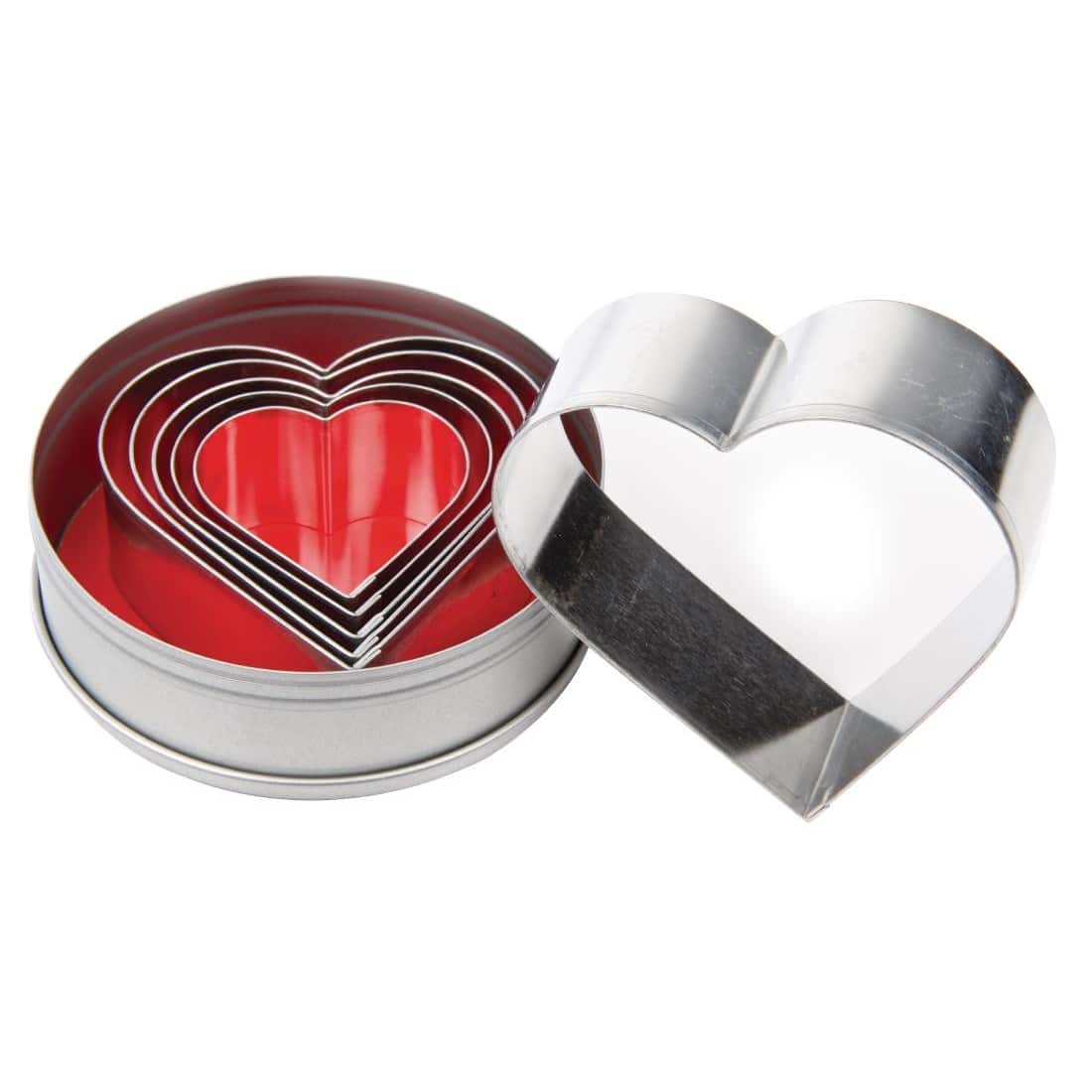 Vogue Heart Pastry Cutter Set