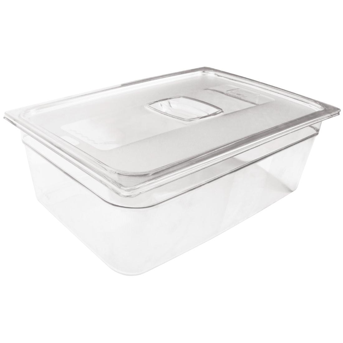 Rubbermaid Polycarbonate 1/1 Gastronorm Container 65mm Clear