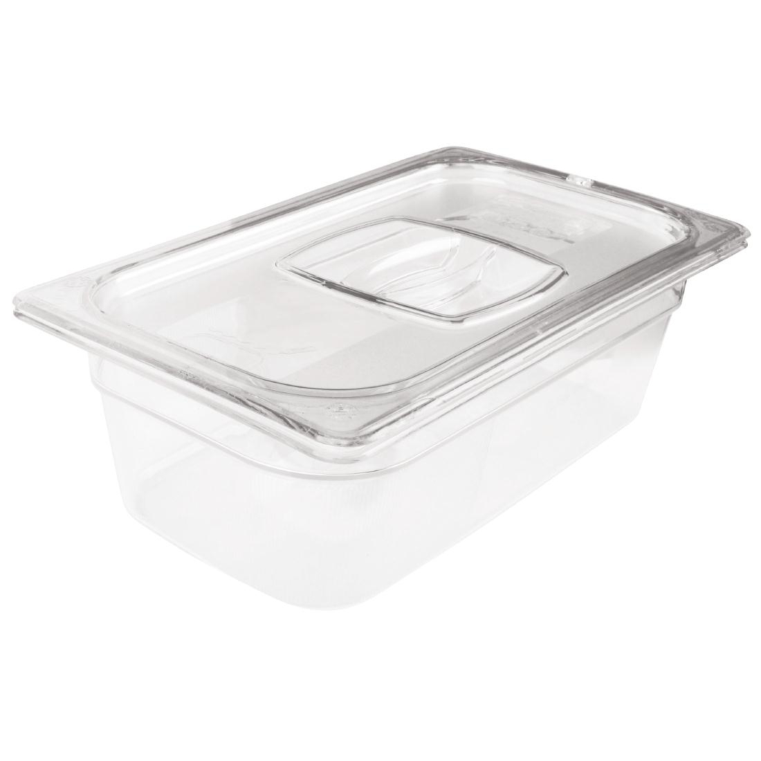 Rubbermaid Polycarbonate 1/3 Gastronorm Container 65mm Clear
