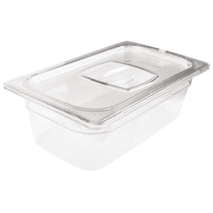 Rubbermaid Polycarbonate 1/3 Gastronorm Container 150mm Clear