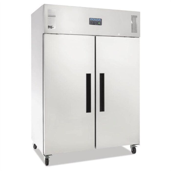 Polar Double Door Fridge Stainless Steel 1200Ltr