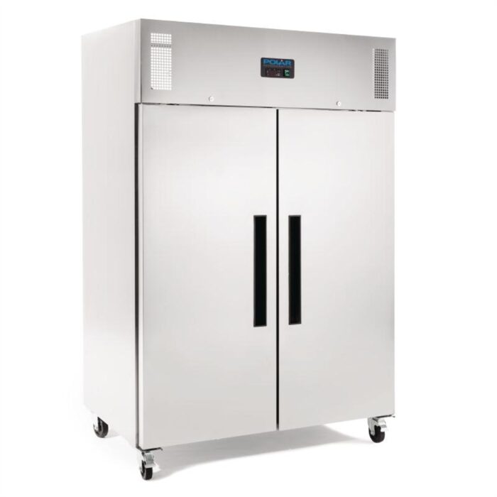 Polar Double Door Freezer Stainless Steel 1200Ltr