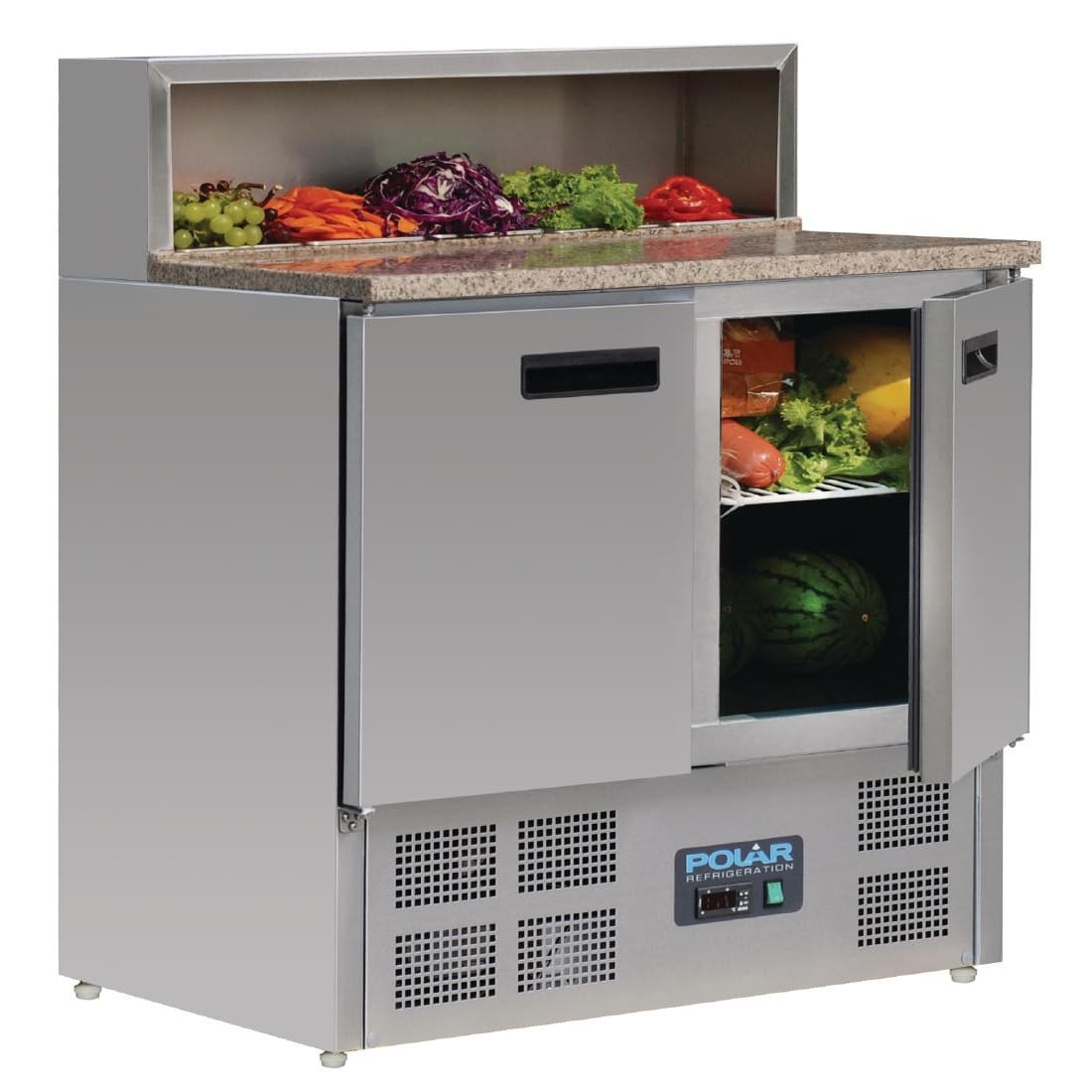 Polar Refrigerated Pizza Prep Counter 288Ltr