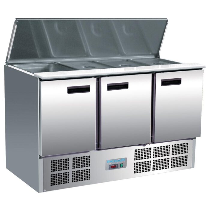 Polar Refrigerated Saladette Counter 368Ltr