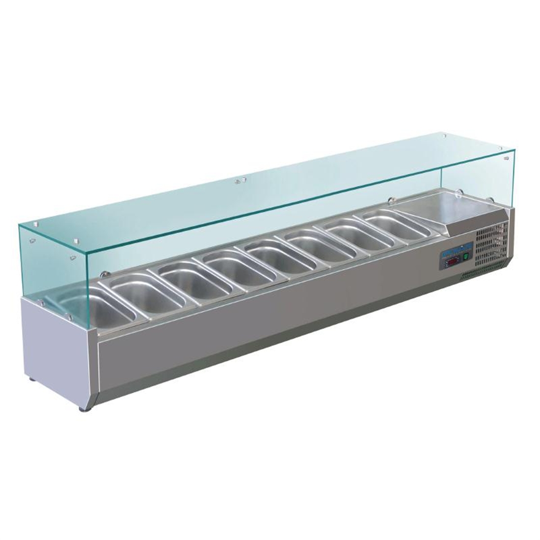 Polar Refrigerated Countertop Servery Prep Unit  8x 1/4GN