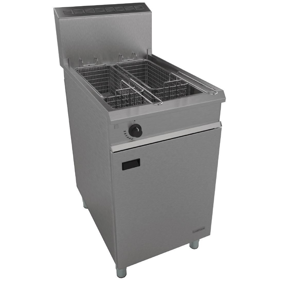 Falcon Chieftain Twin Basket Natural Gas Fryer G1838X