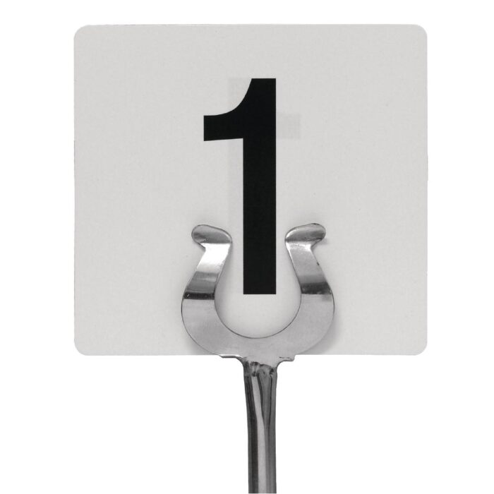 Plastic Table Number Inserts