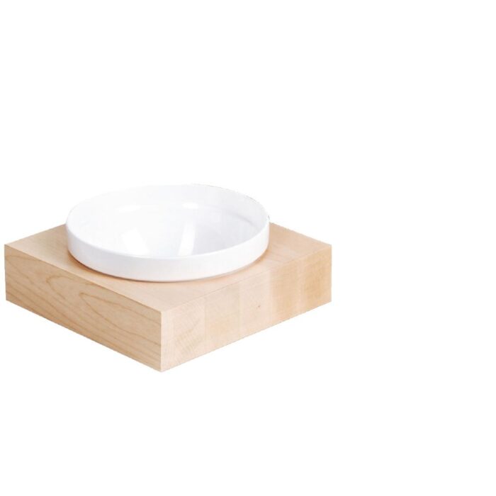 APS Frames Maple Wood Large Square Buffet Bowl Box