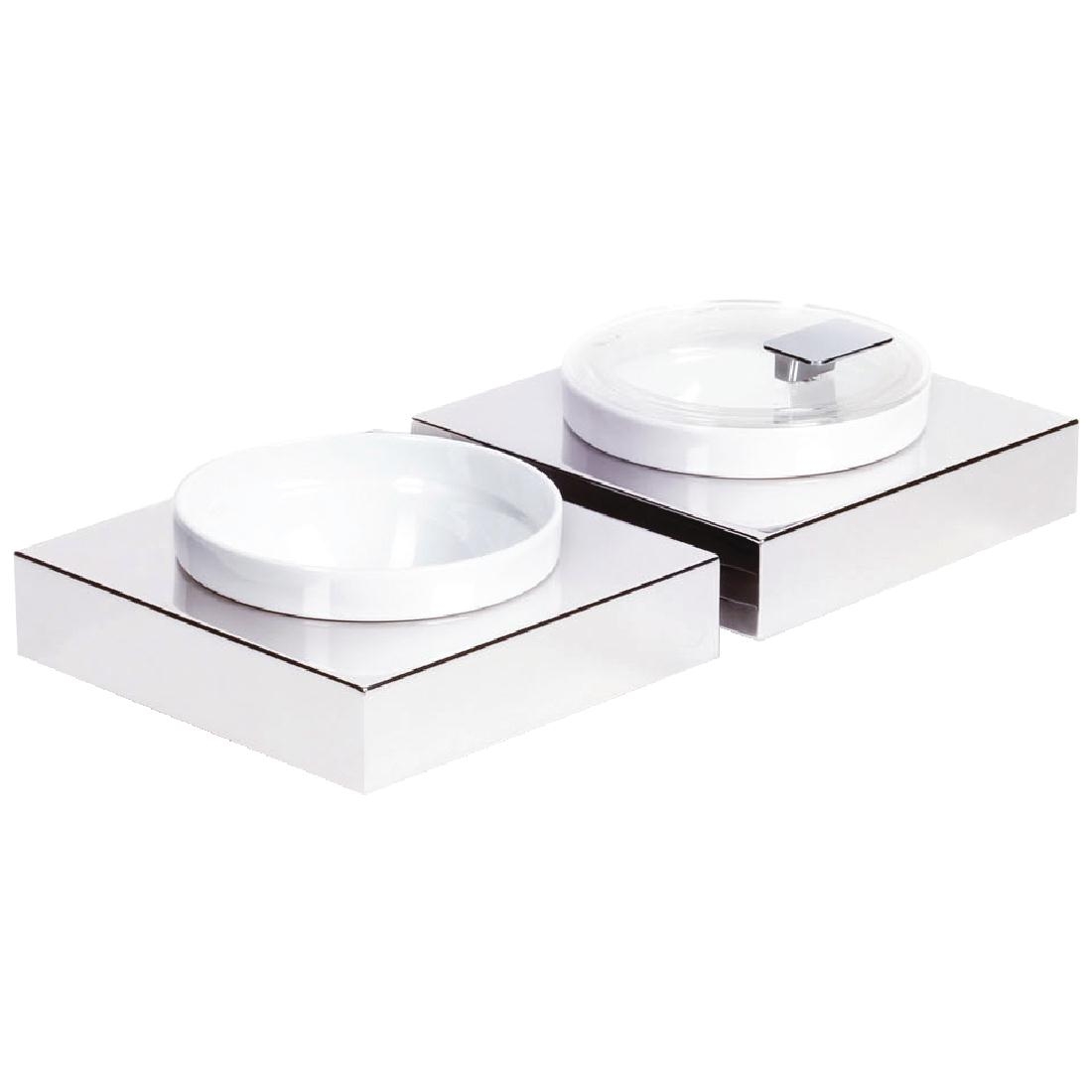 APS Frames Stainless Steel Small Square Buffet Bowl Box