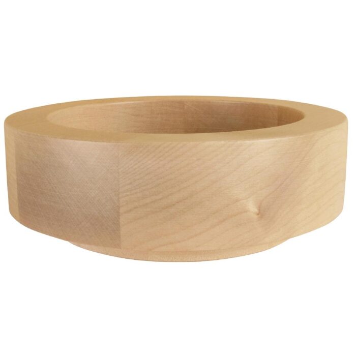 APS Frames Maple Wood Small Round Buffet Bowl Box