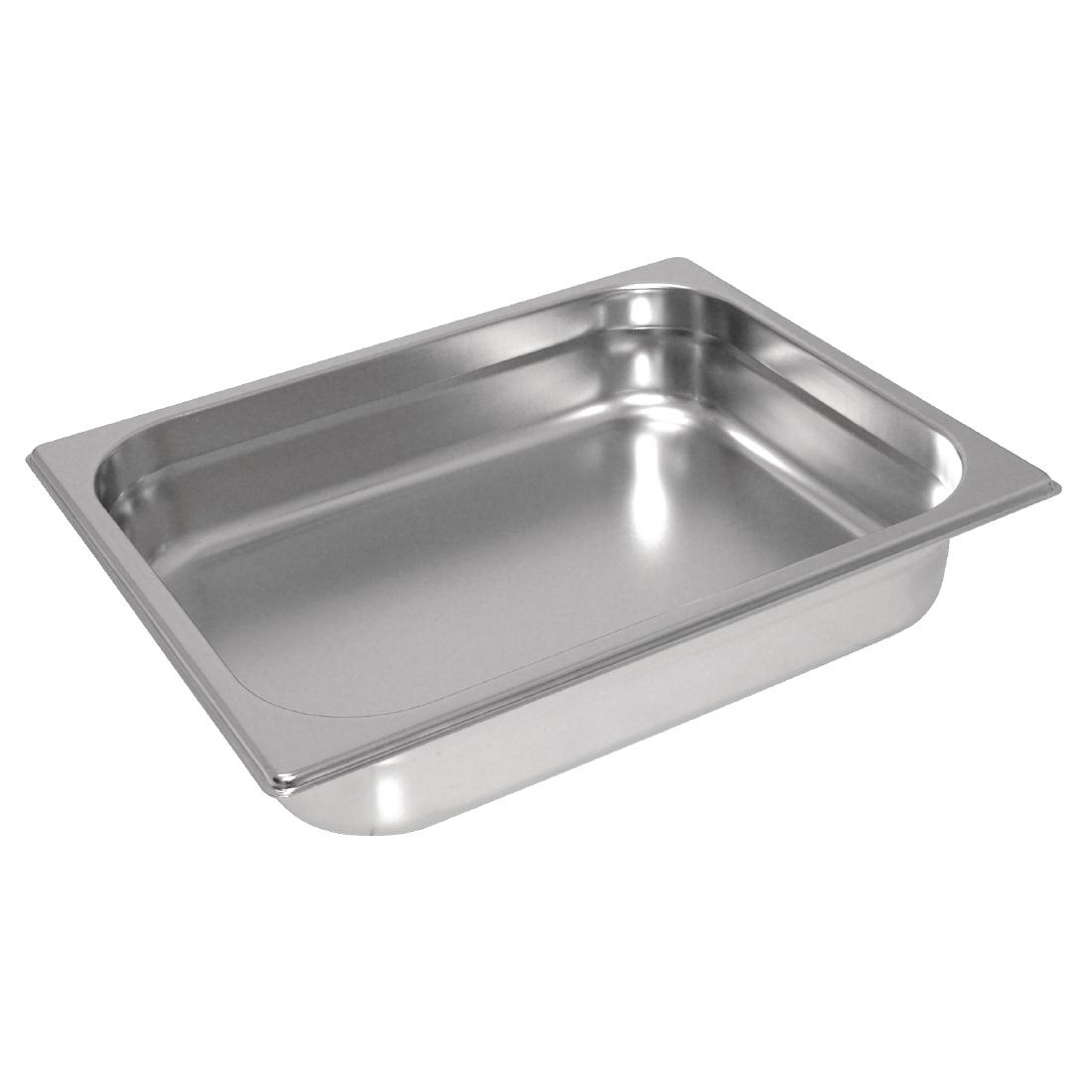 Vogue Heavy Duty Stainless Steel 1/2 Gastronorm Pan 100mm