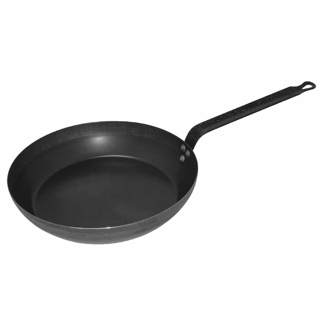 Vogue Black Iron Induction Frying Pan 255mm