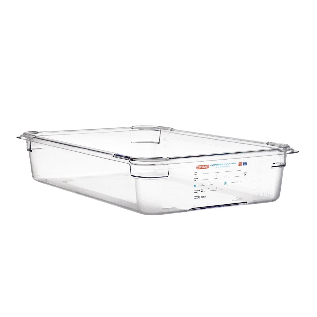 Araven 1/1 Gastronorm Container 13Ltr