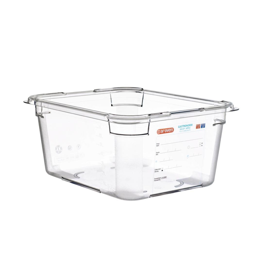 Araven 1/2 Gastronorm Container 6Ltr