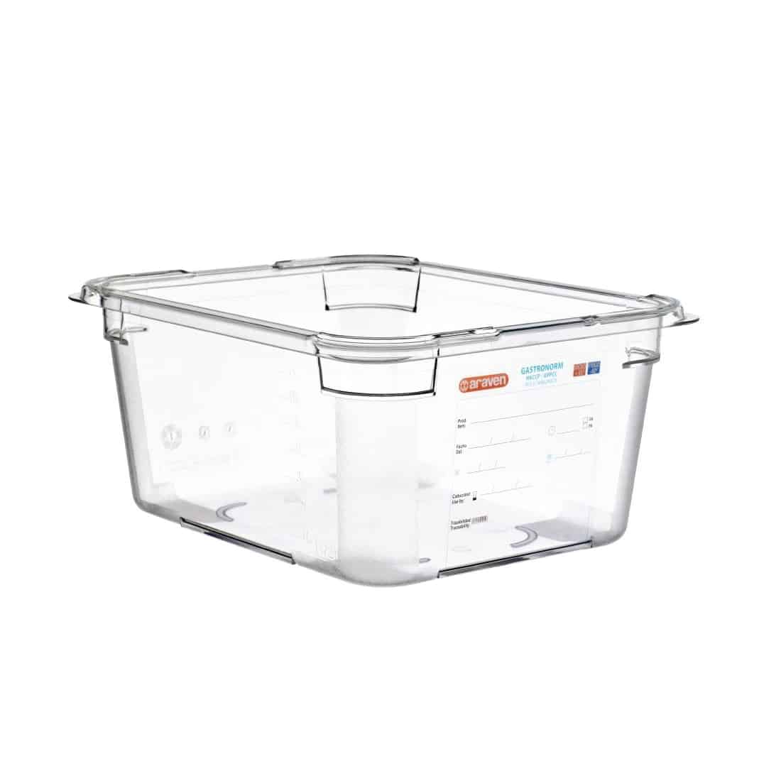 Araven 1/2 Gastronorm Container 6Ltr