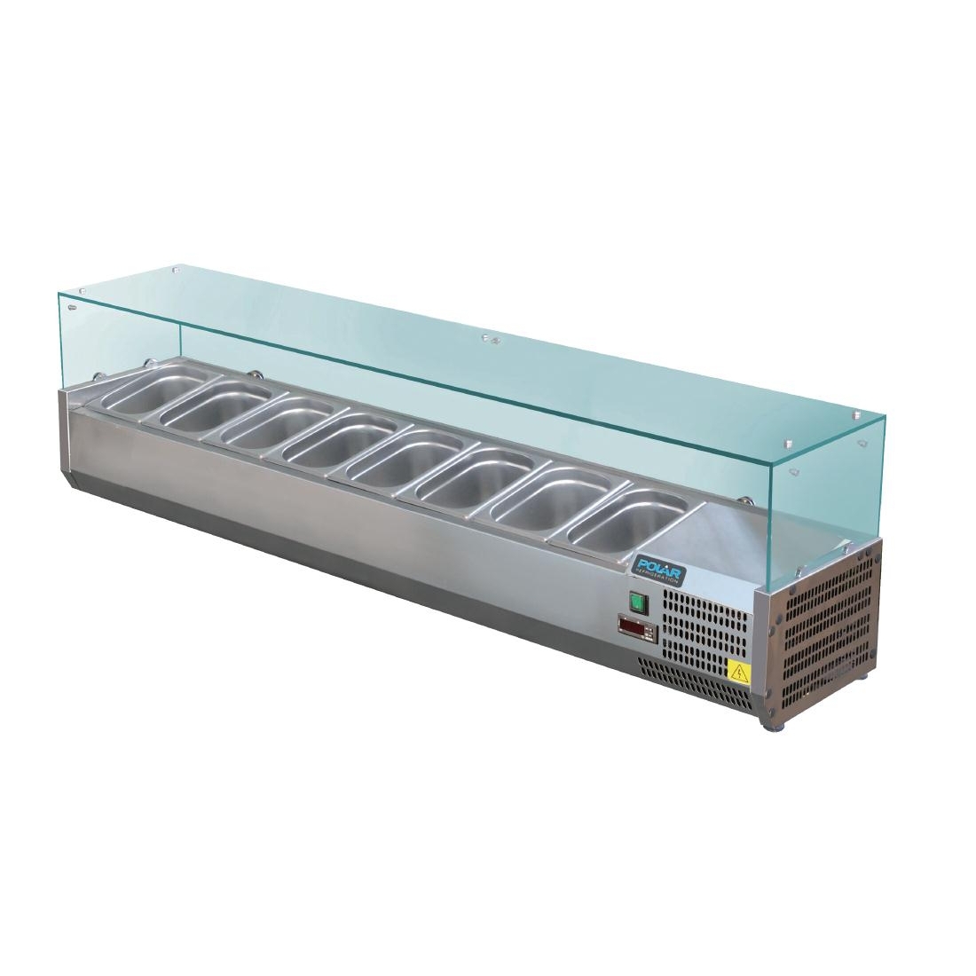 Polar Refrigerated Servery Topper 8x 1/3GN