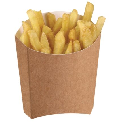 Disposable Kraft Chip Scoops Medium