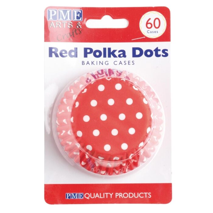 PME Cupcake Baking Cases Polka Dot