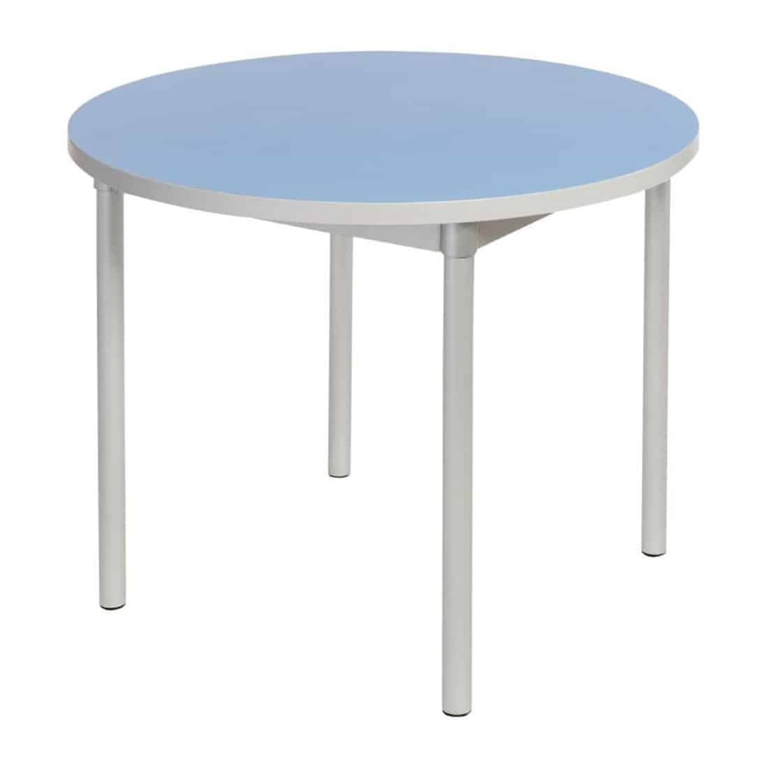 Gopak Enviro Indoor Campanula Blue Round Dining Table 900mm