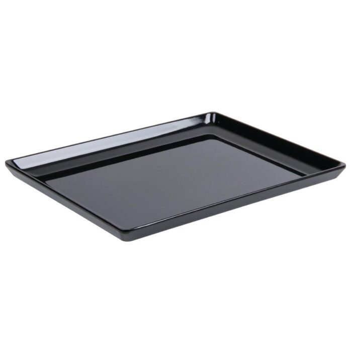 APS Float Black Melamine Tray GN 1/2