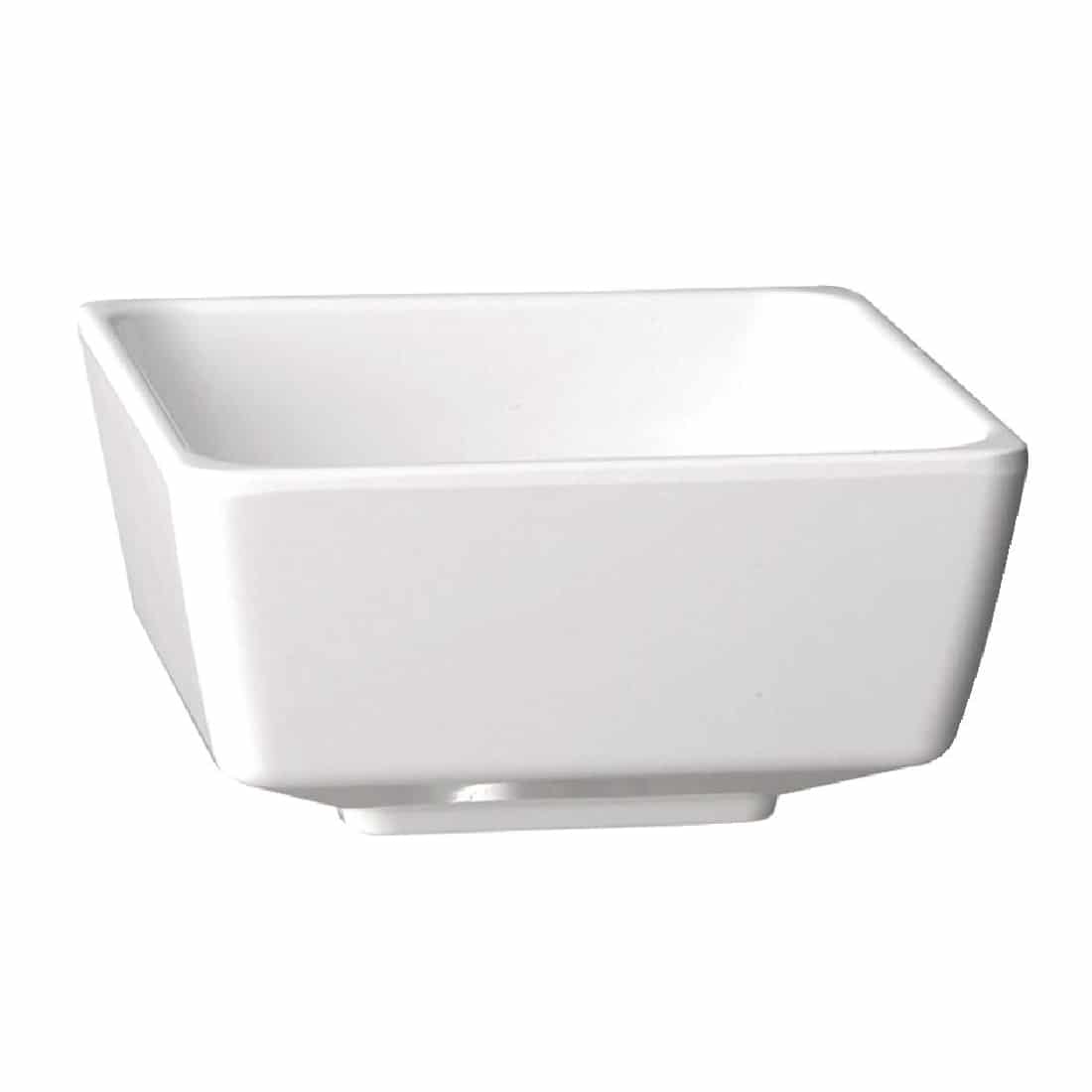 APS Float White Square Bowl 5in