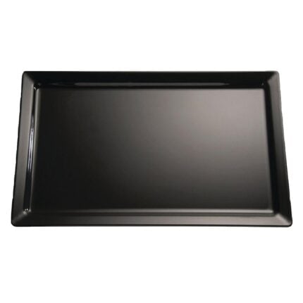 APS Pure Black Melamine Tray GN 1/3