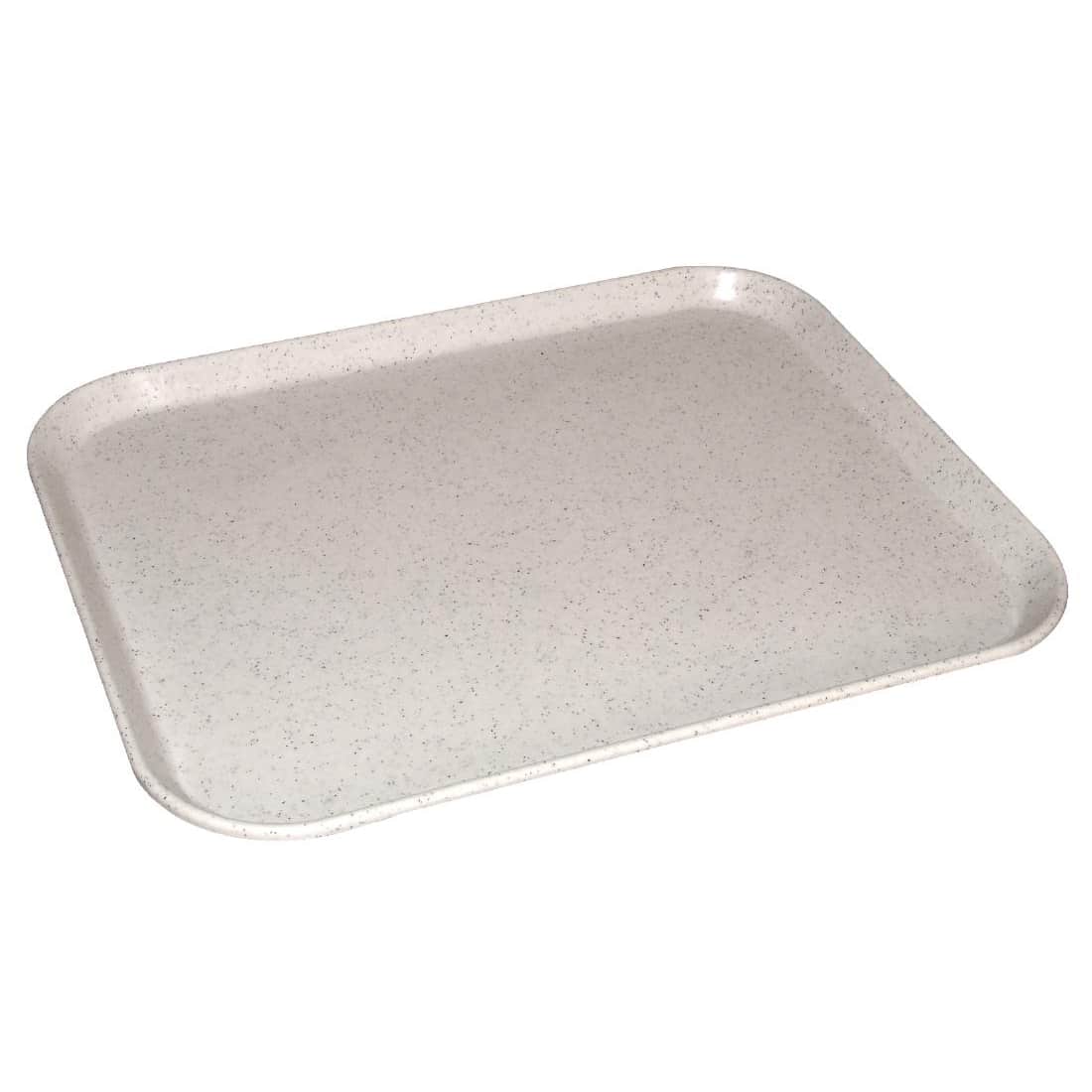 Kristallon Fibreglass Tray Light Grannite 14 x 18 in