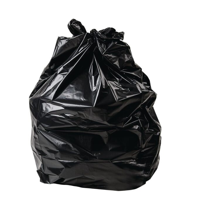 Jantex Small Black Bin Liners 32 Litre Pack of 500