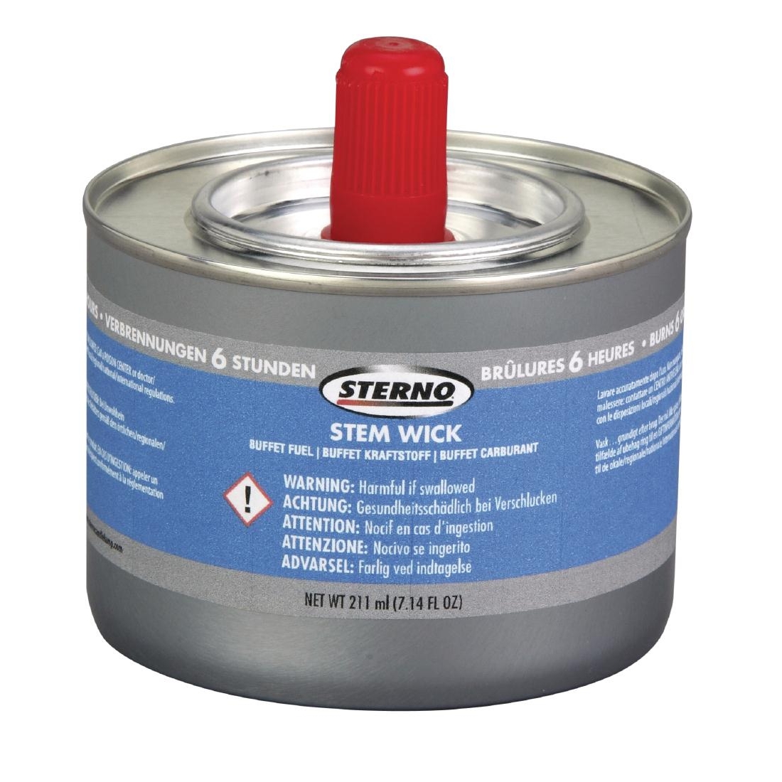 Sterno Stem Wick Liquid Chafing Fuel With Wick 6 Hour x 12