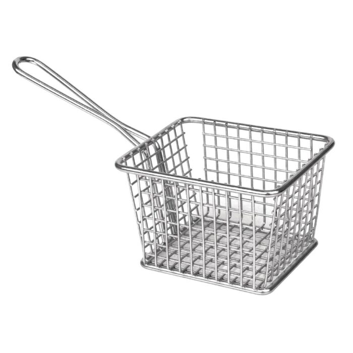 Olympia Chip basket Square with handle Large