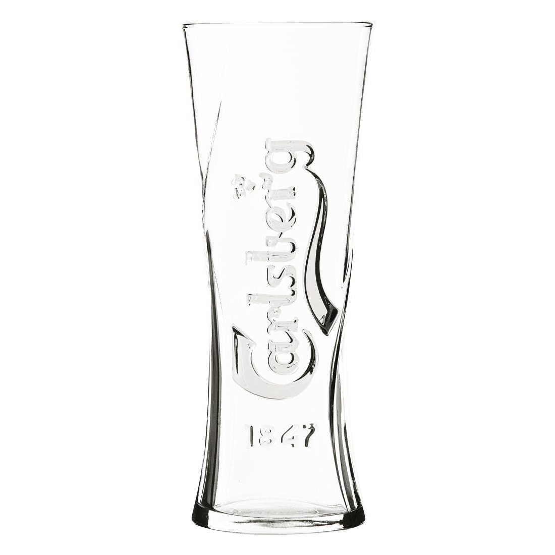 Arcoroc Carlsberg Reward Tall Beer Glasses 570ml CE Marked