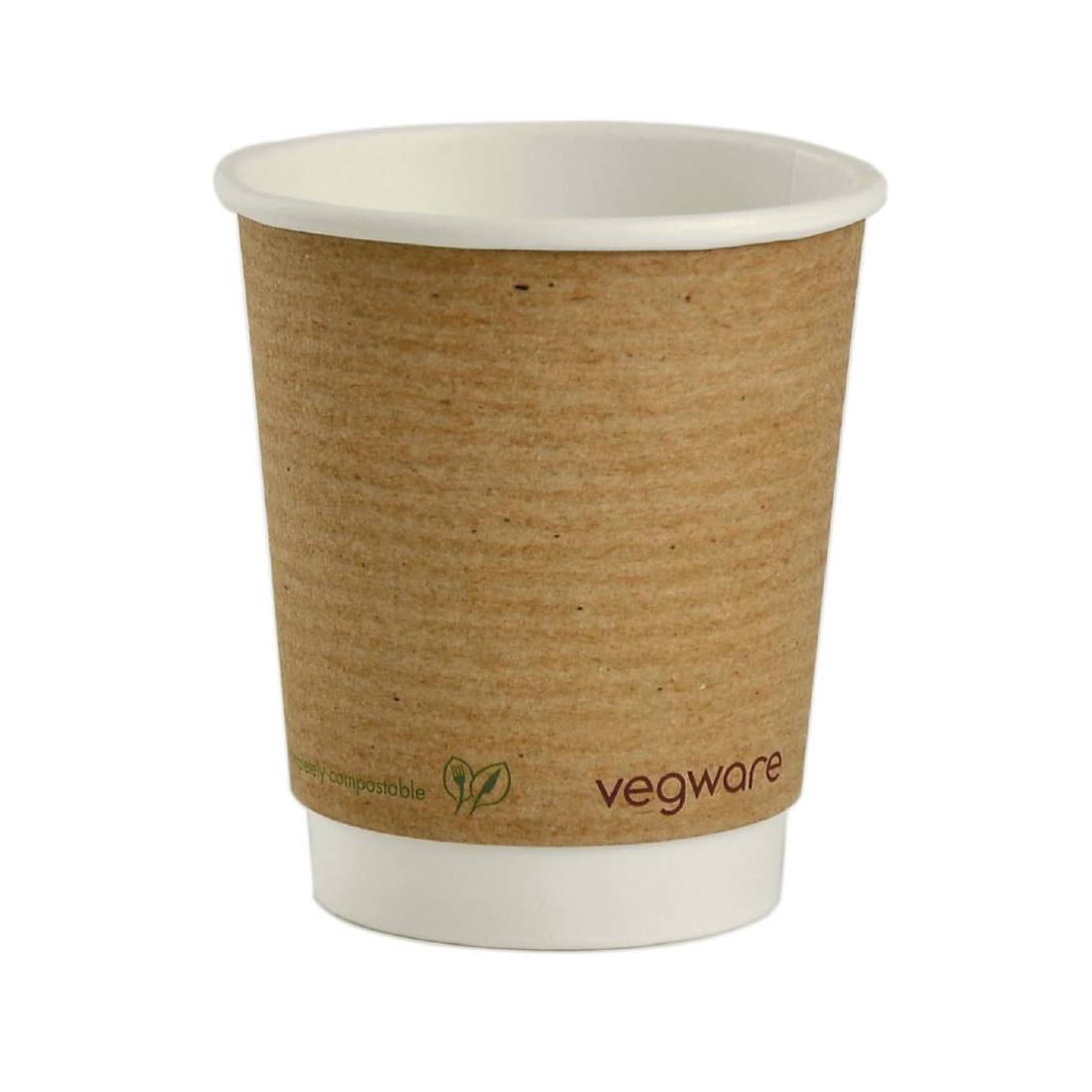 Vegware Compostable Disposable Hot Cups 225ml / 8oz