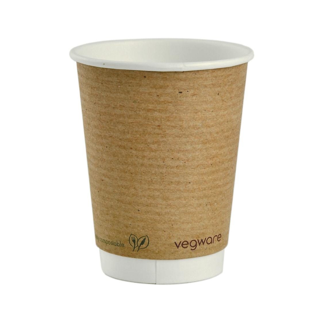 Vegware Compostable Disposable Hot Cups  340ml / 12oz