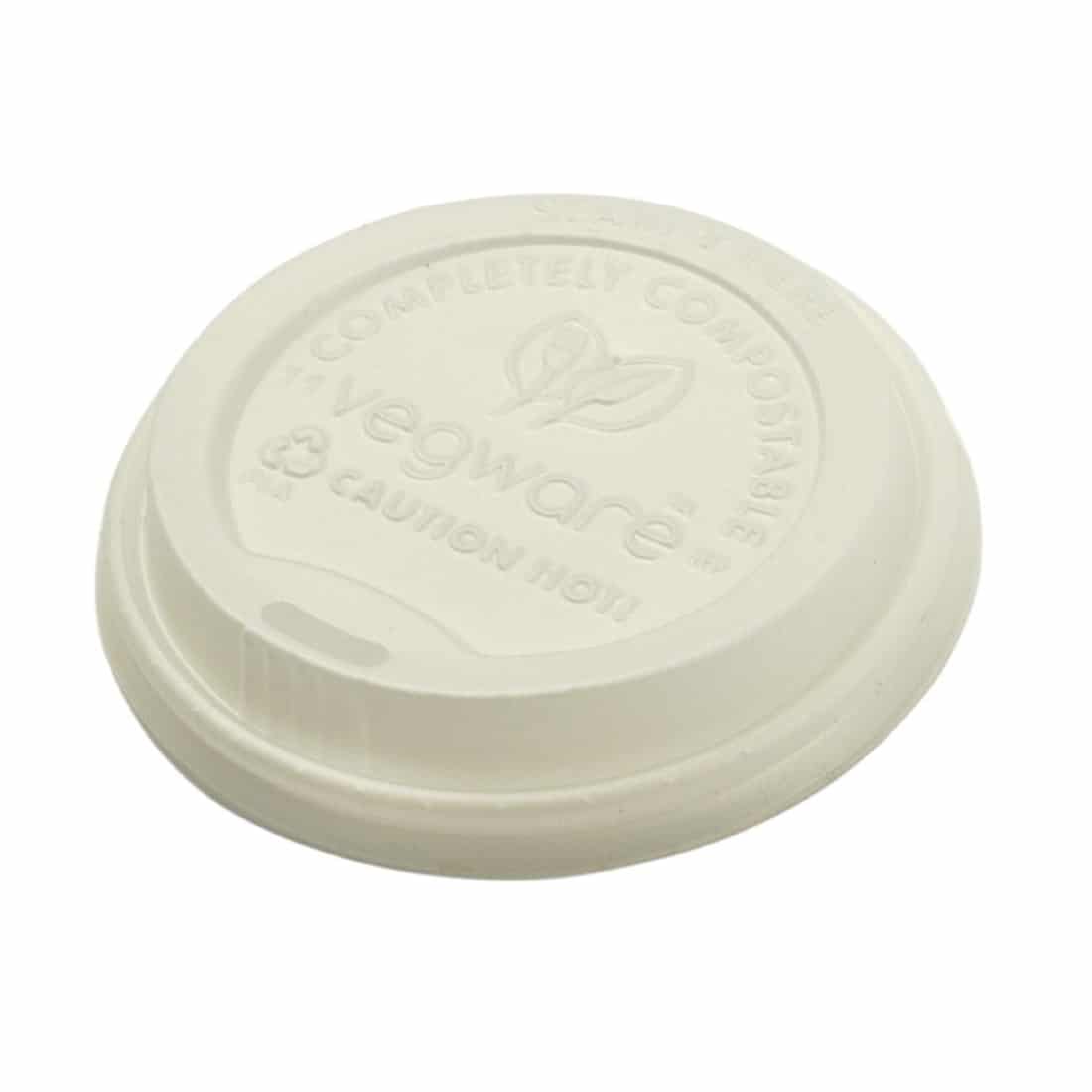Vegware Compostable Hot Cup Lids 340ml / 455ml