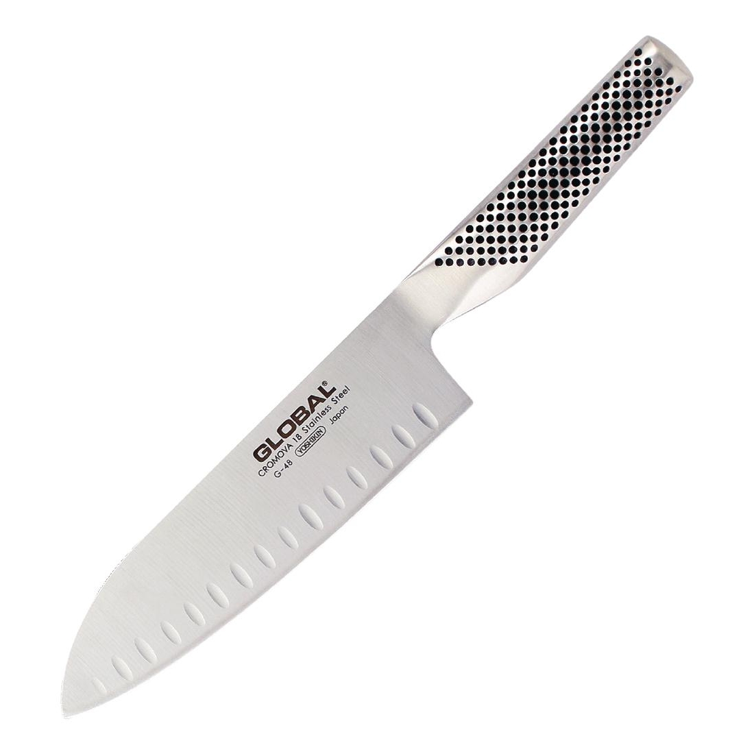 Global G 48 Santoku Fluted Knife 18cm