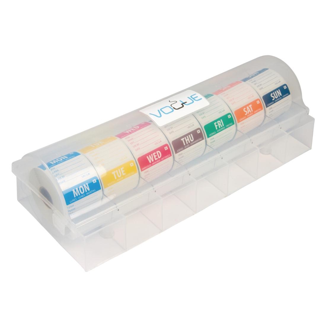 Dissolvable Colour Coded Food Labels with 2" Dispenser