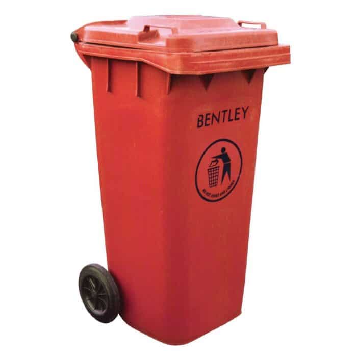 Wheelie Bin Red 120Ltr