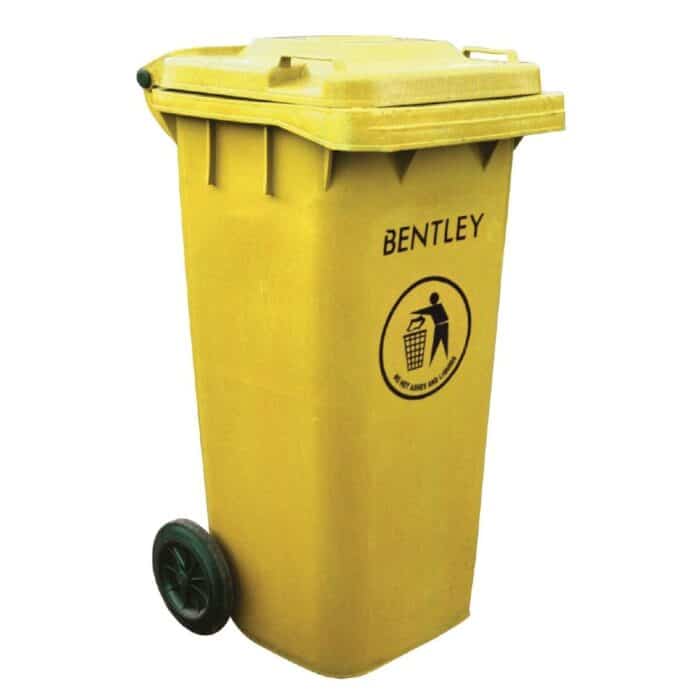 Wheelie Bin Yellow 120Ltr