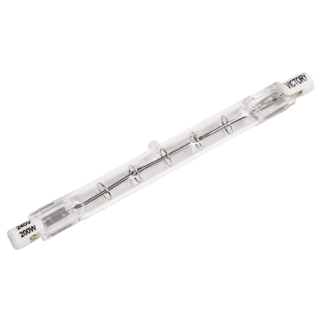 Bare Infrared Quartz Heat Bulb 118mm 200W