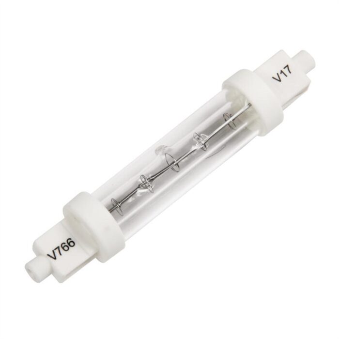 Jacketed Infrared Quartz Bulb 118mm 200W