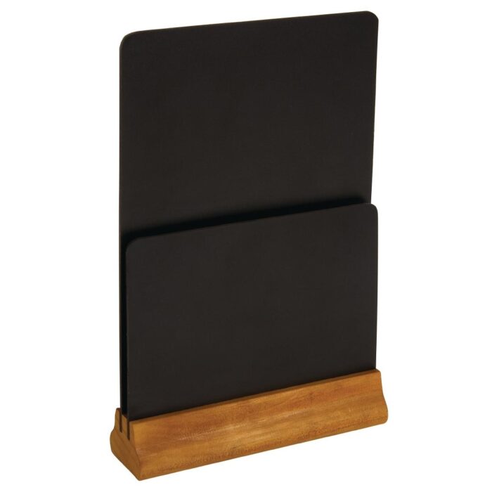 Olympia Double Blackboard Menu Holder