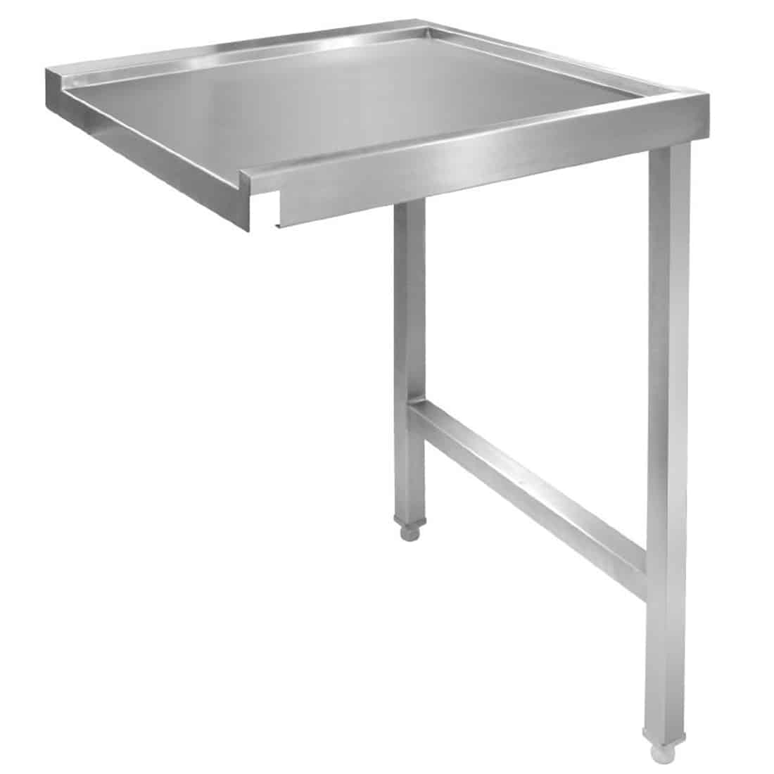 Vogue Pass Through Dishwash Table Right 600mm