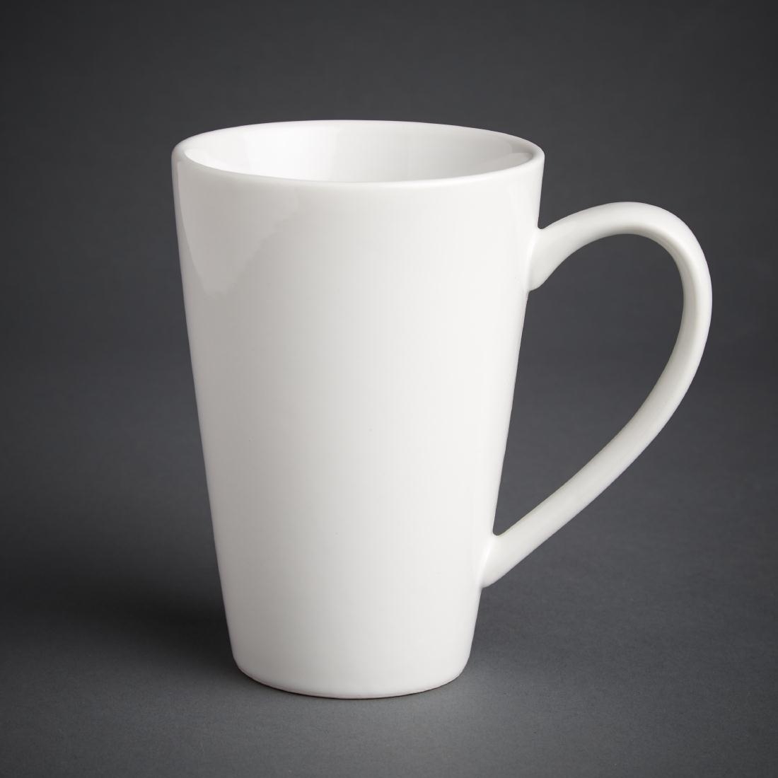 Olympia Cafe Latte Cups White 454ml