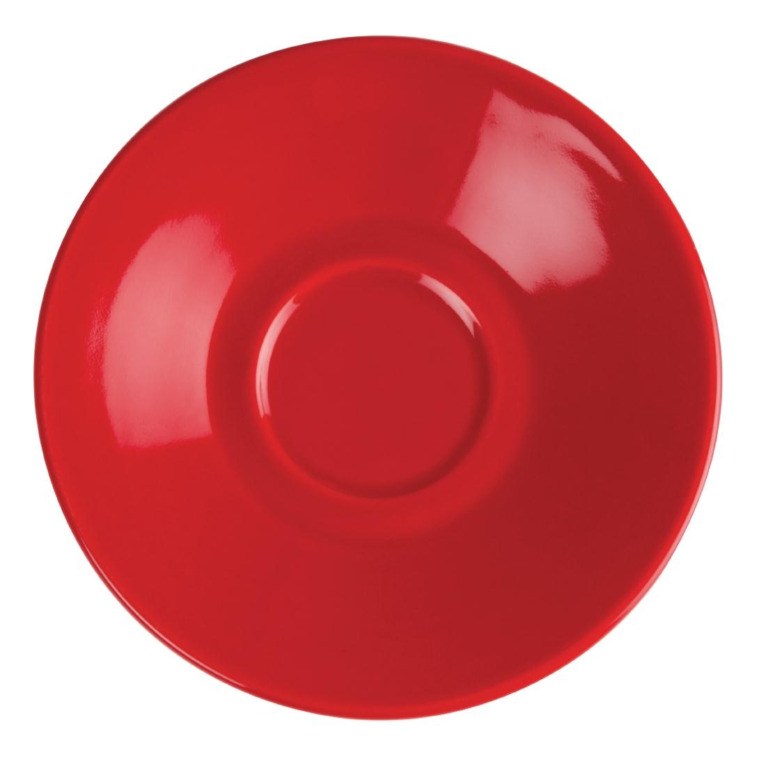 Olympia Cafe Espresso Saucers Red 116.5mm