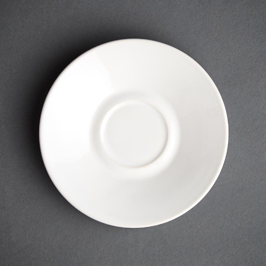 Olympia Cafe Espresso Saucers White 116.5mm