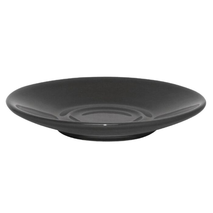 Olympia Cafe Espresso Saucers Charcoal 116.5mm