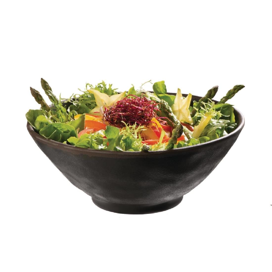 APS Marone Melamine Bowl Black 140mm