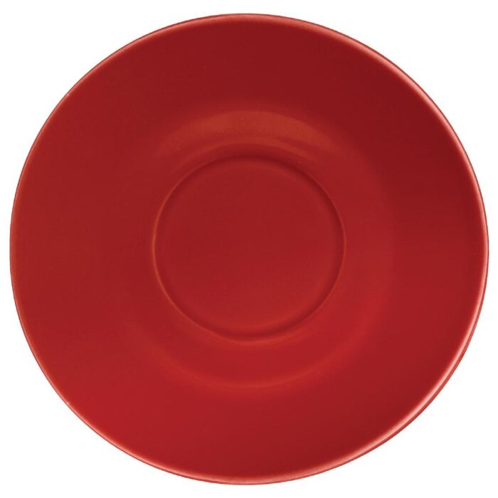 Olympia Cafe Saucers Red 158mm