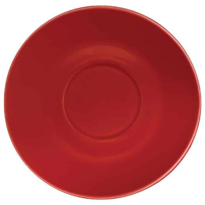 Olympia Cafe Saucers Red 158mm